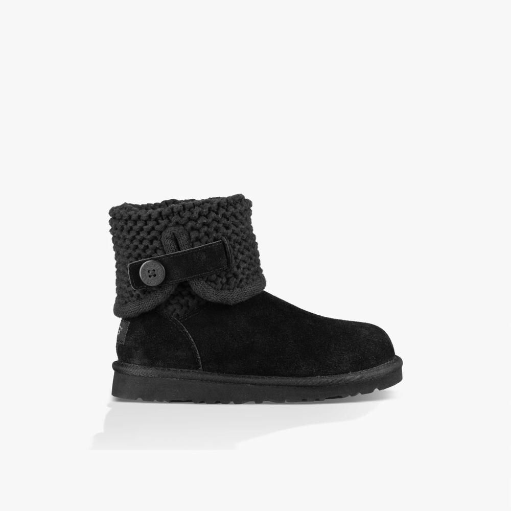 Bottes UGG Darrah Fille Noir Soldes 384DBQXM